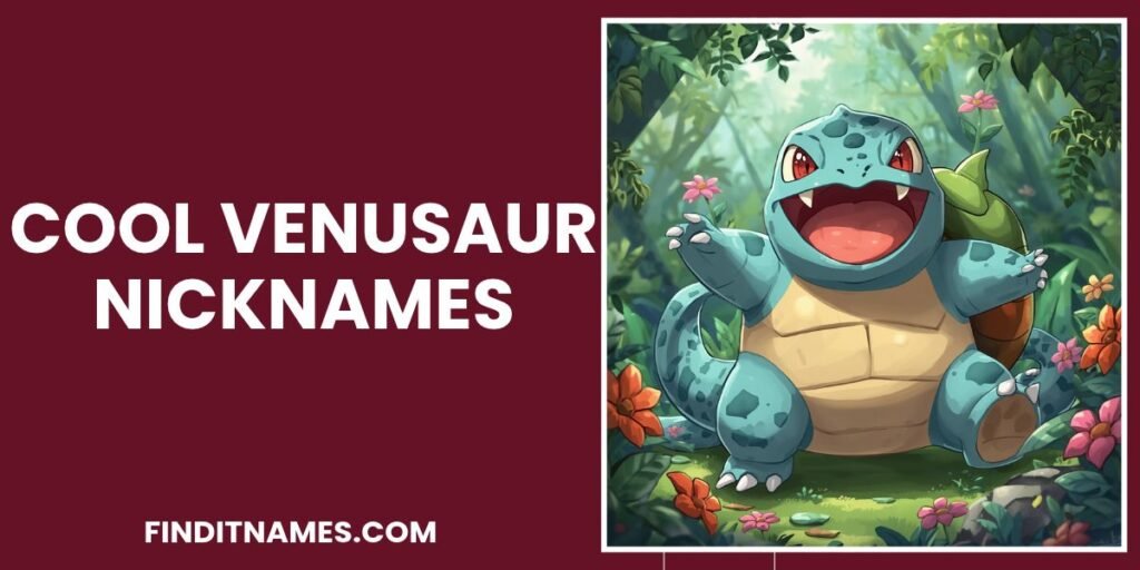 Cool Venusaur Nicknames