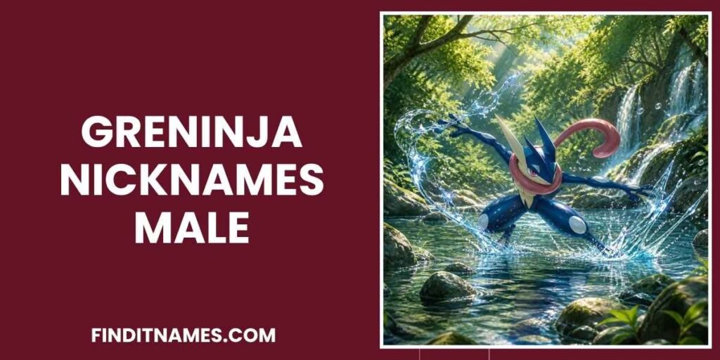 Greninja Nicknames Male