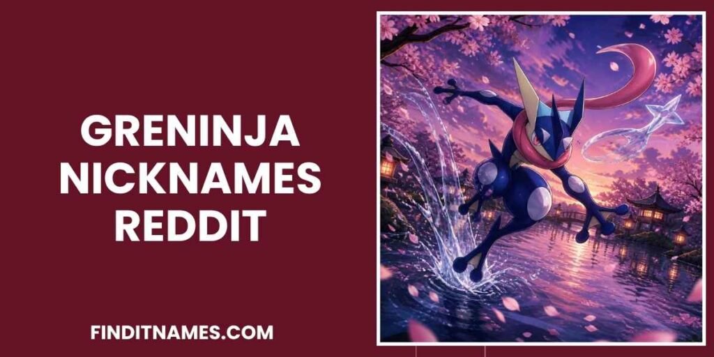 Greninja Nicknames Reddit