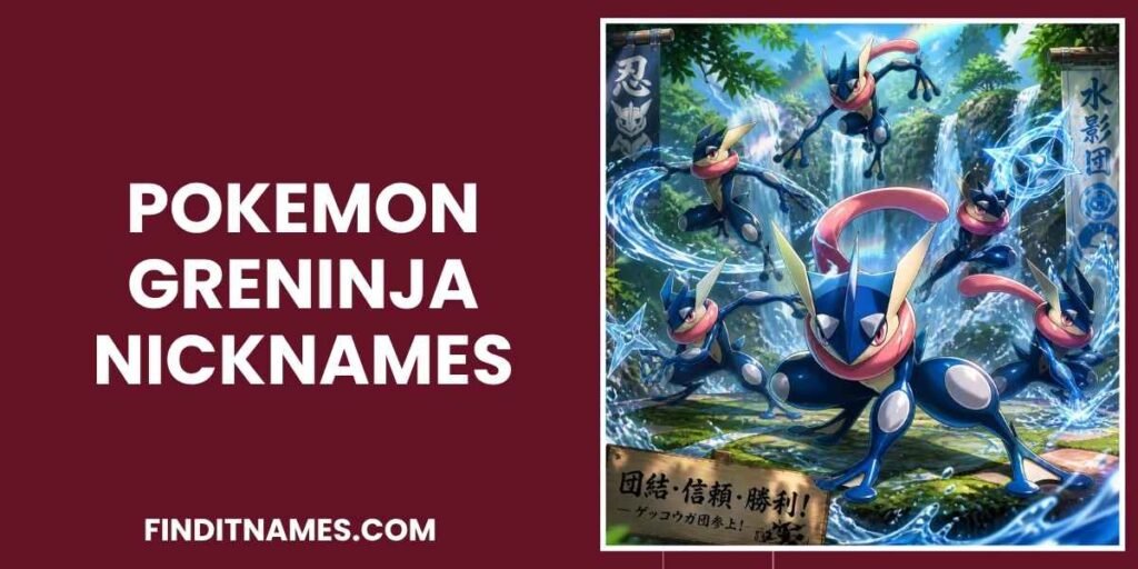 Pokemon Greninja Nicknames