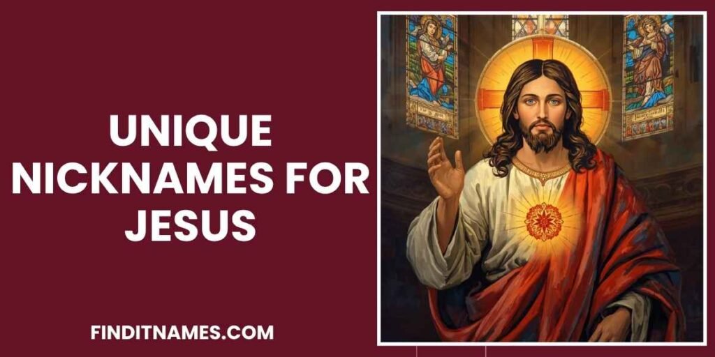 Unique Nicknames for Jesus