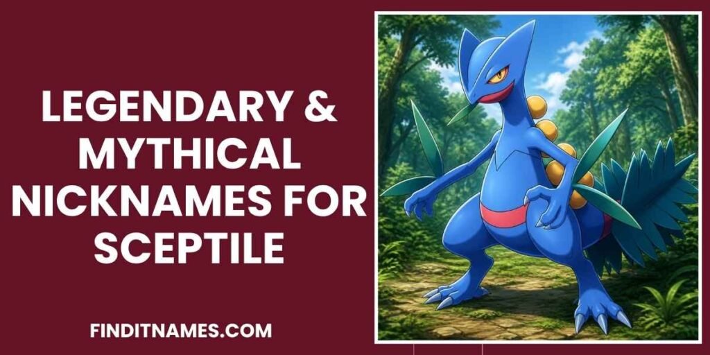 Legendary & Mythical Nicknames For Sceptile