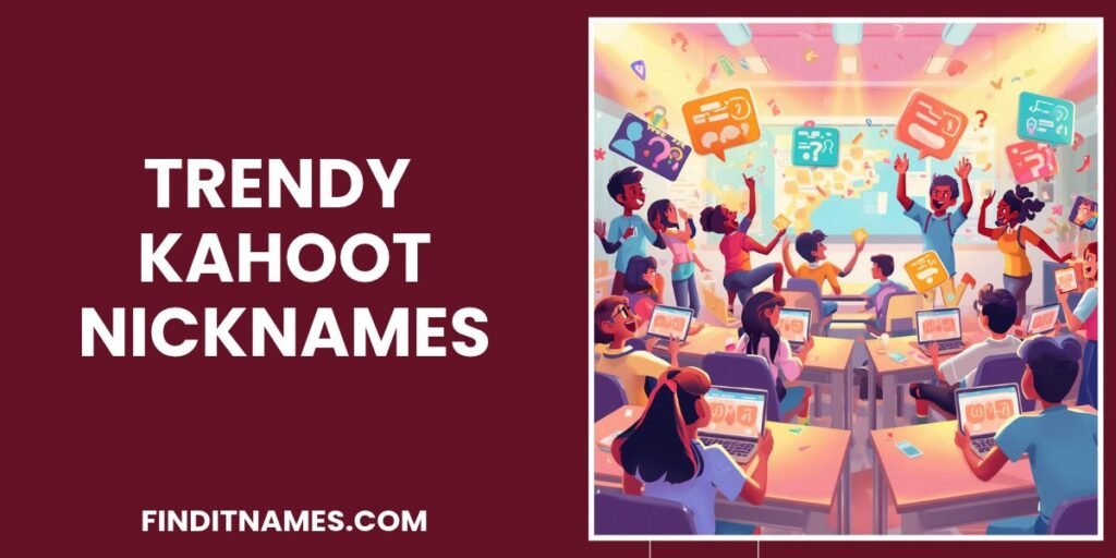 Trendy Kahoot Nicknames