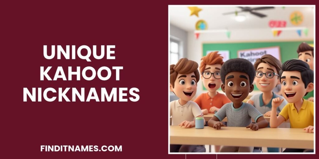 Unique Kahoot Nicknames